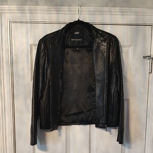 Black Leather Jacket for Women